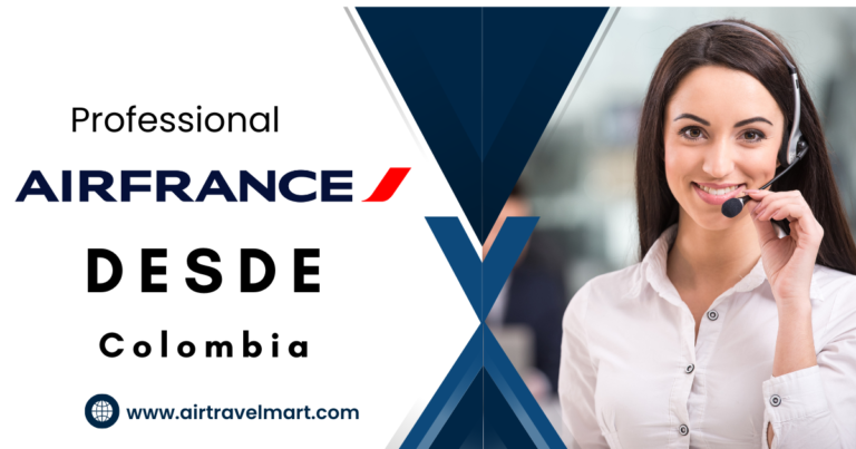 ¿Cómo puedo contactar con Air France desde Colombia?