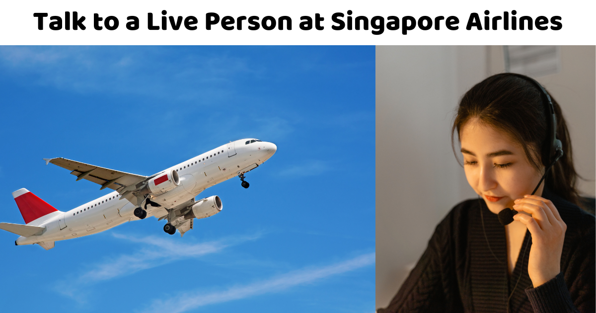 How do I Talk to a Live Person at Singapore Airlines?