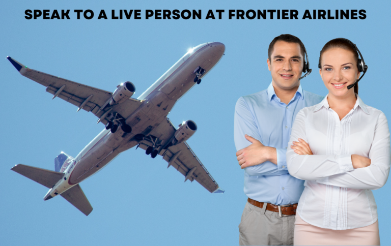 How can I talk to someone at Frontier Airlines?